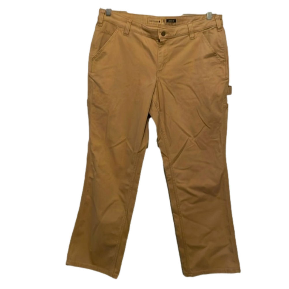 NWT CARHARTT PANTS WOMEN LOOSE FIT SIZE 14 SHORT